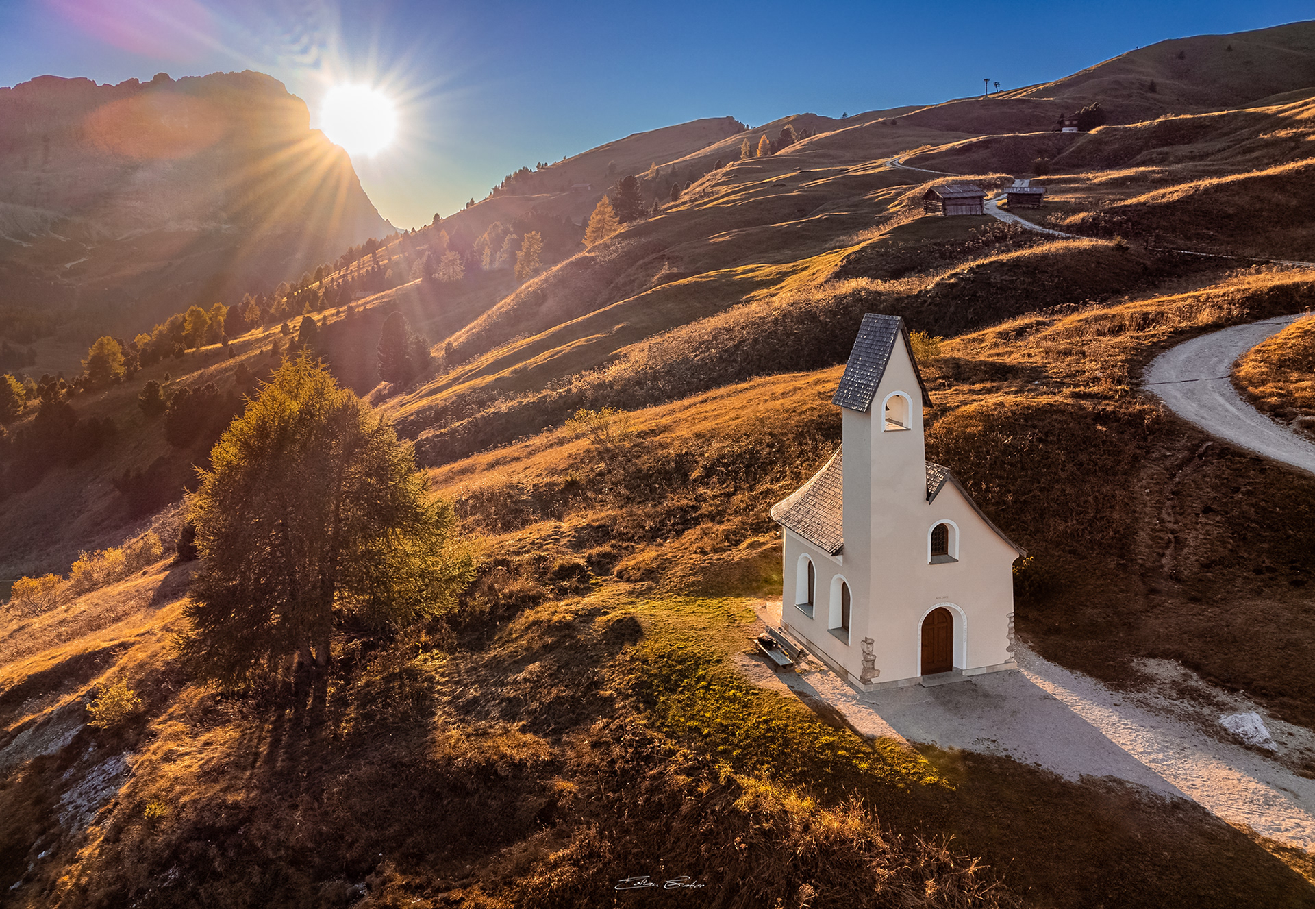 Cappella di San Maurizio sunset
