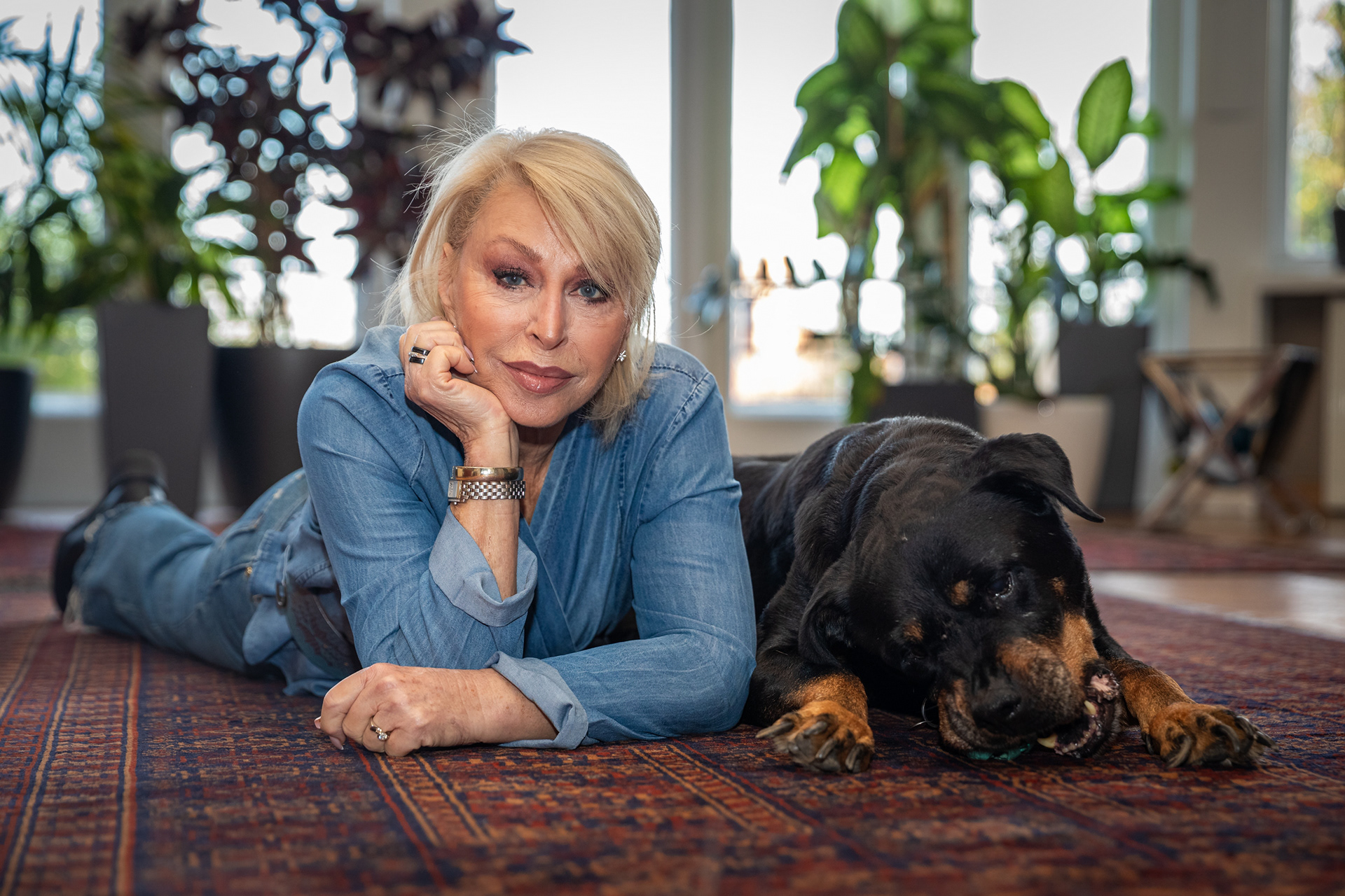 Anikó Ungár and her dog - 2025