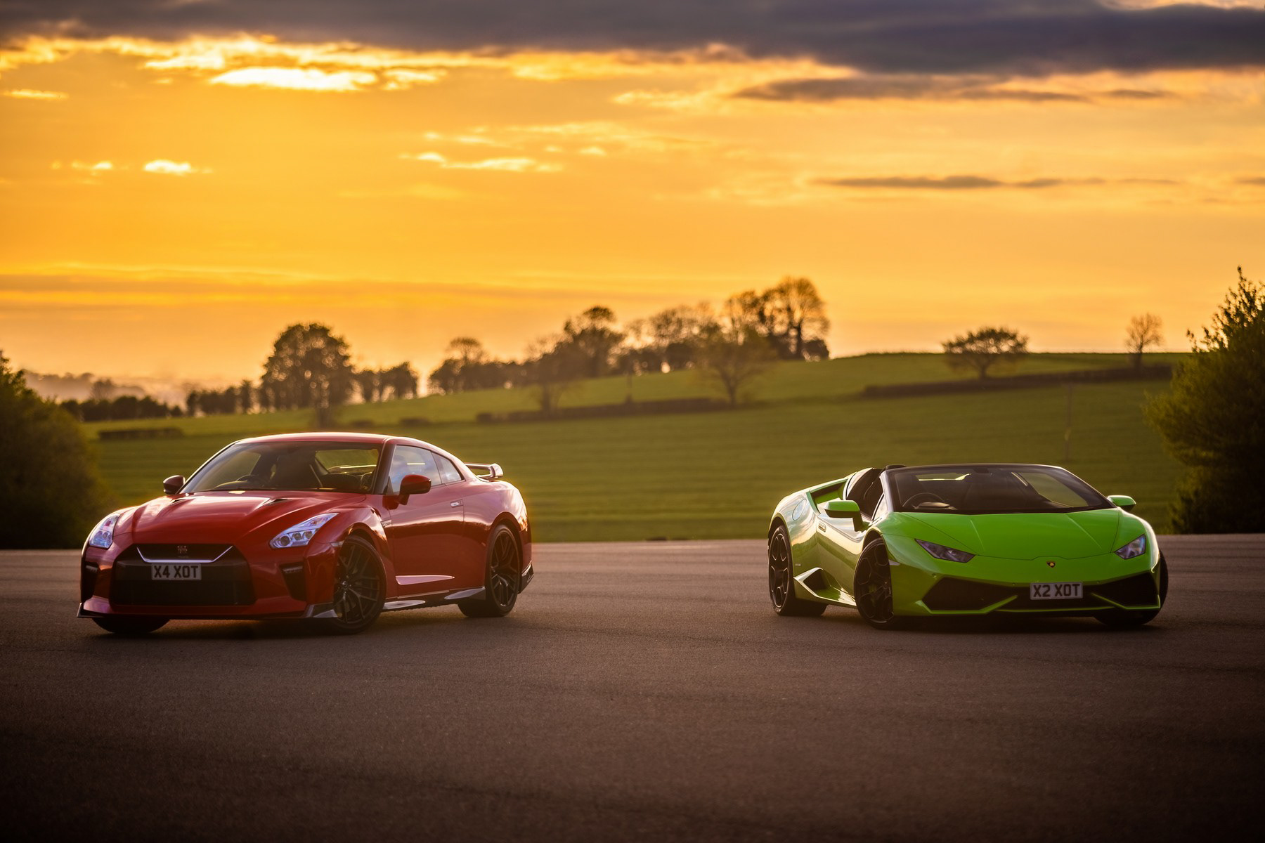 Nissan GTR & Lamborghini Huracan Spyder