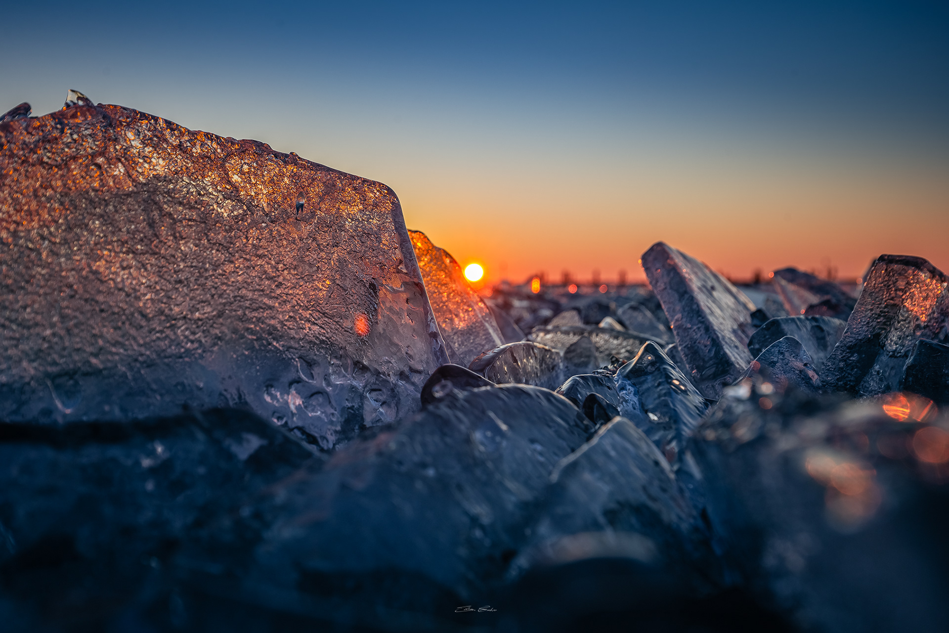 Frozen Lake Balaton - Hungary