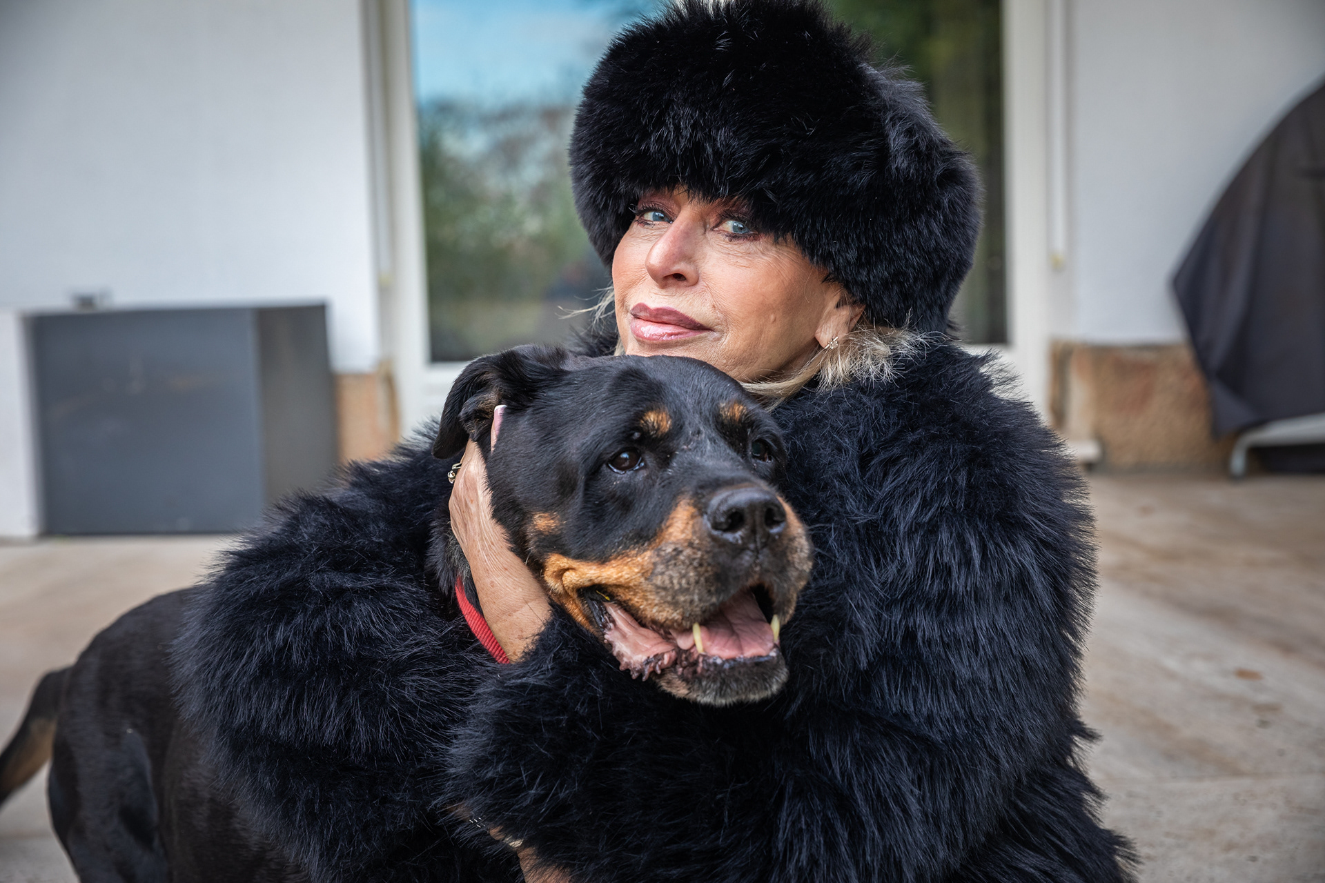Anikó Ungár and her dog - 2025