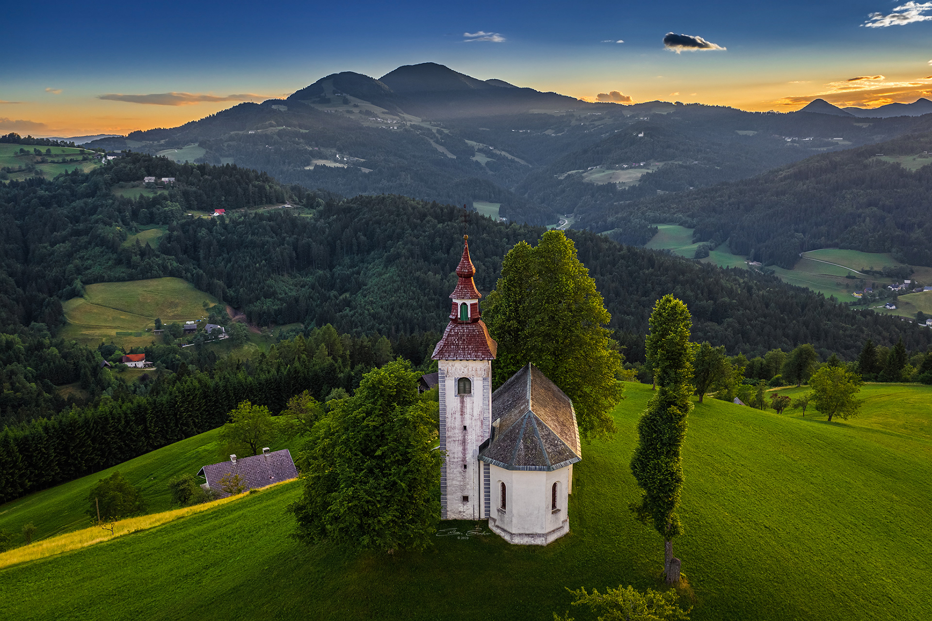 Sveti Tomaz hilltop church, Skofja Loka