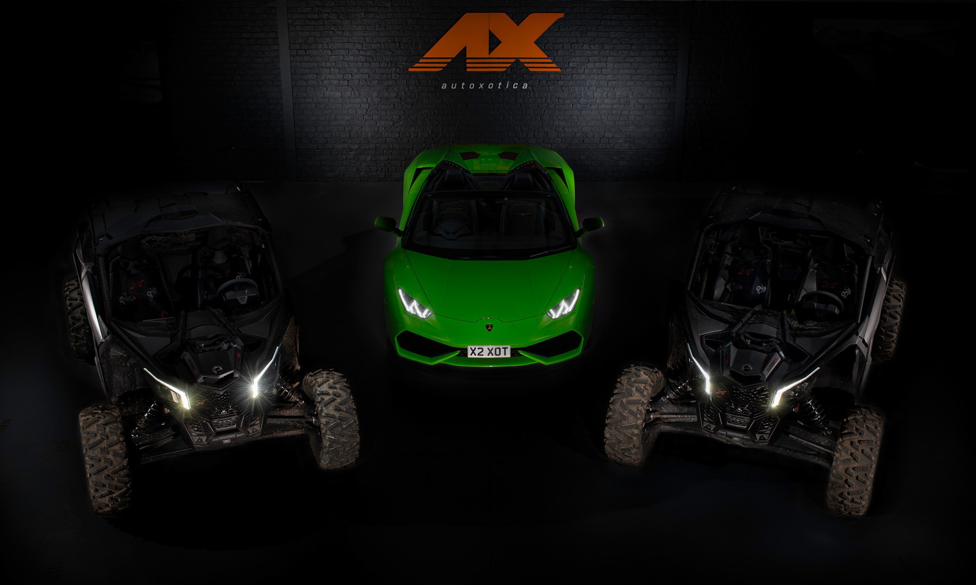 Lamborghini Huracan Spyder & Can Am Maverick X3