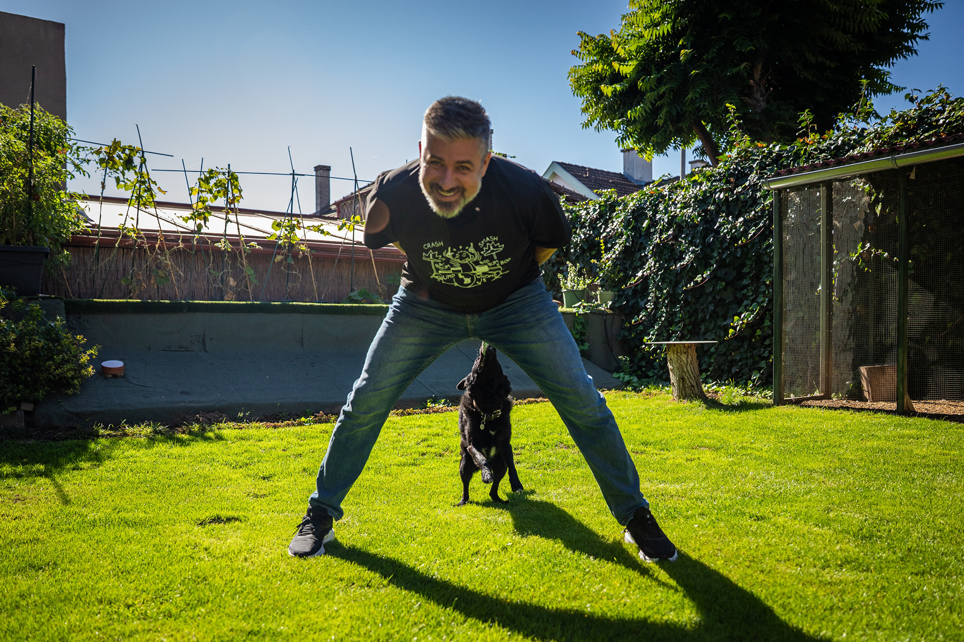 Feri Varga singer and his dog - 2025