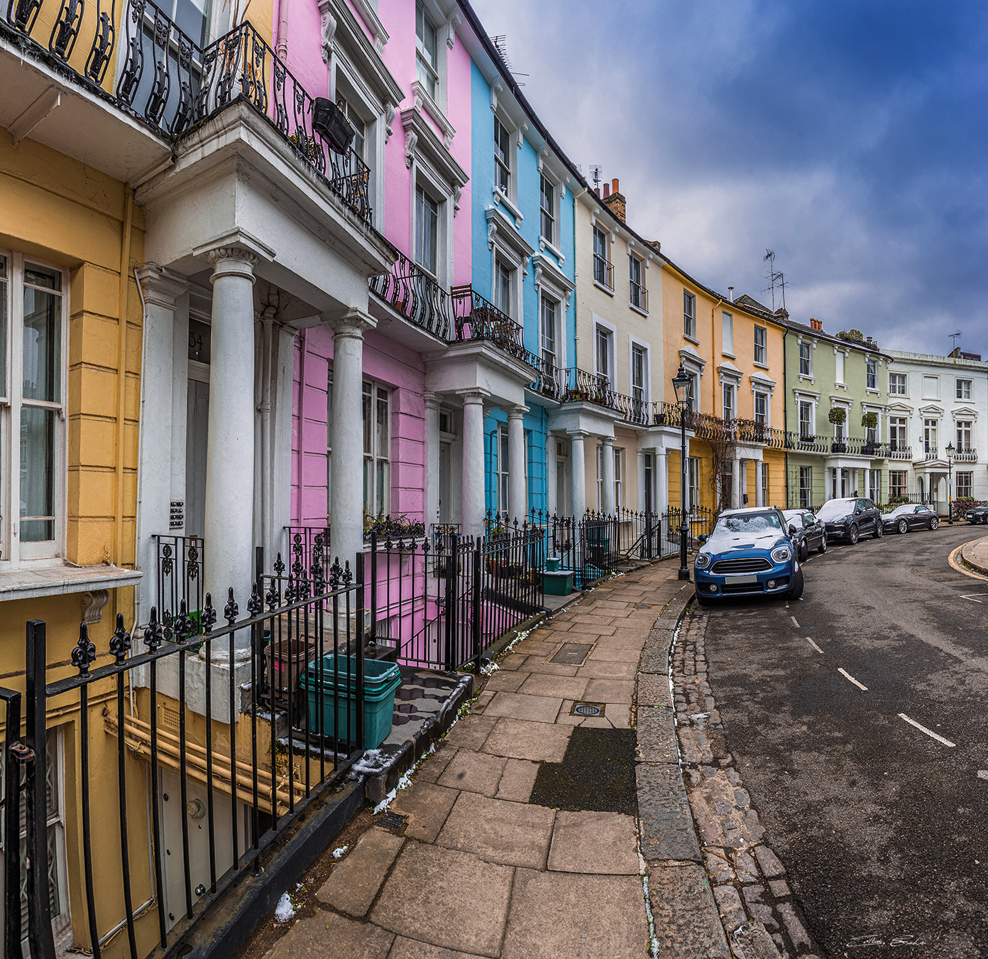 Colorful Victorian Houses of Primrose Hill