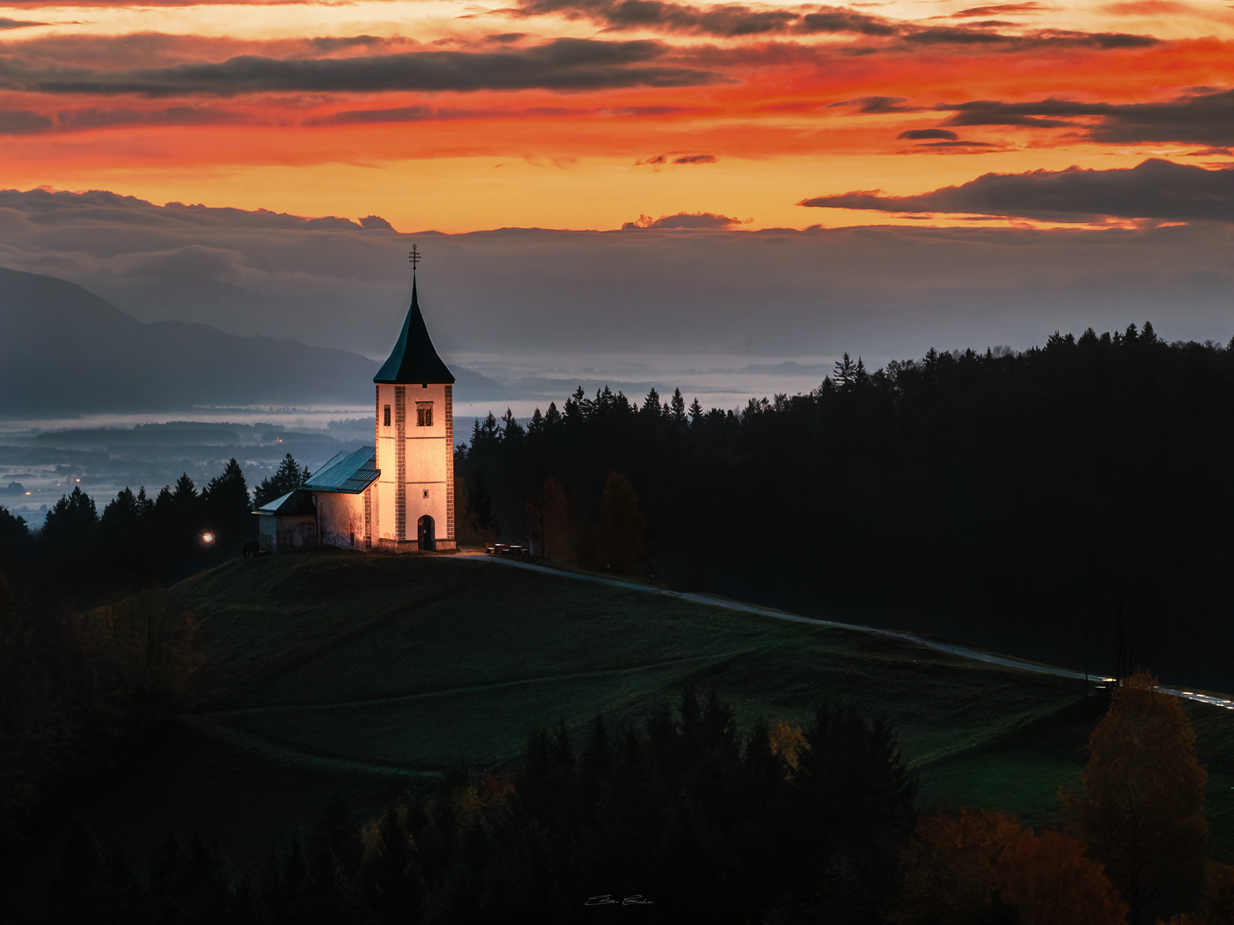 St.Primoz Church - Jamnik, Slovenia