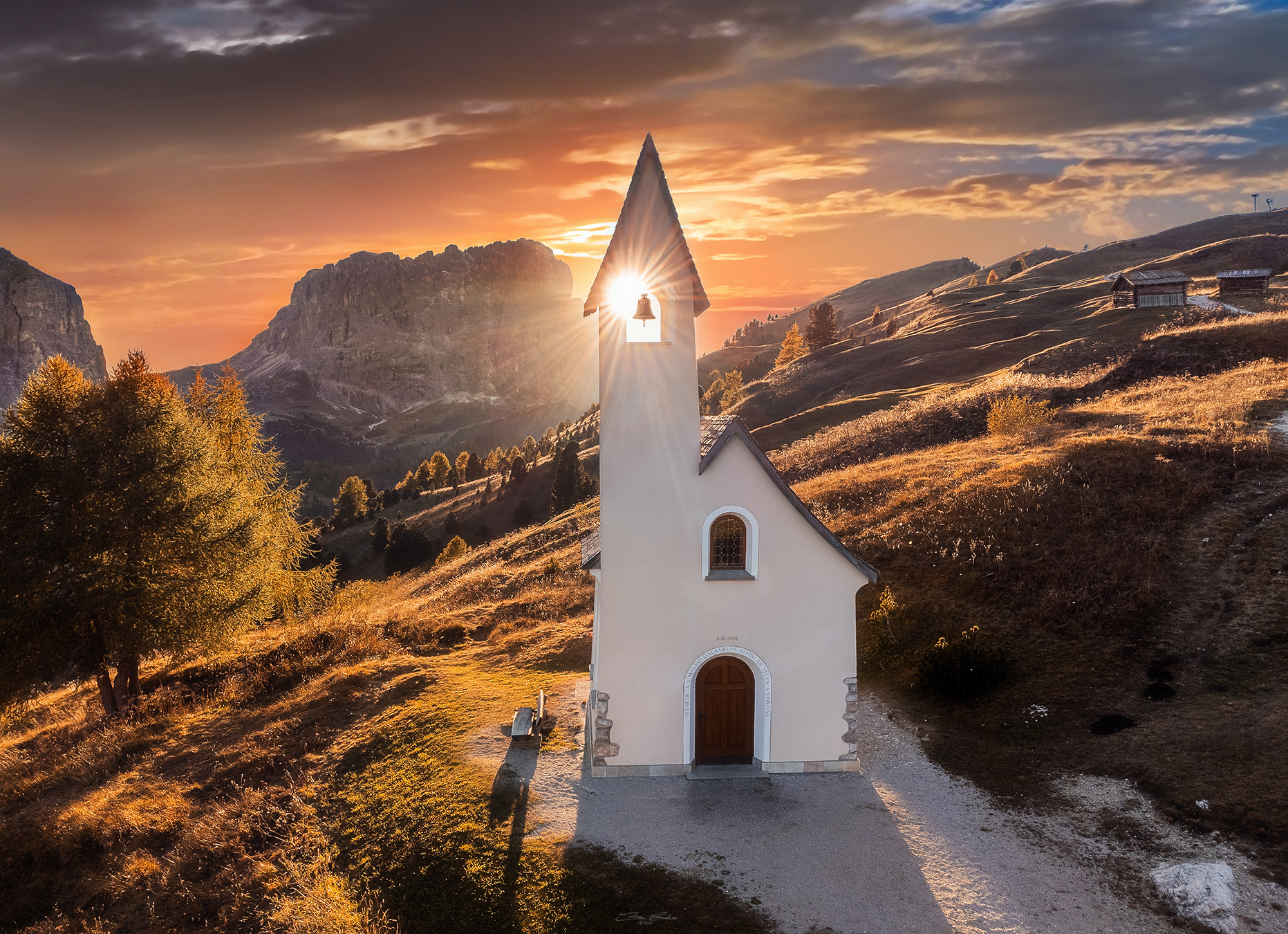 Cappella di San Maurizio sunset