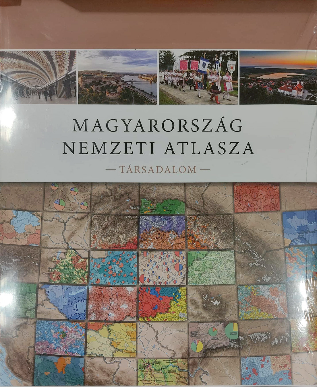 Two of my photos on the cover of Magyarorszag Nemzeti Atlasza
