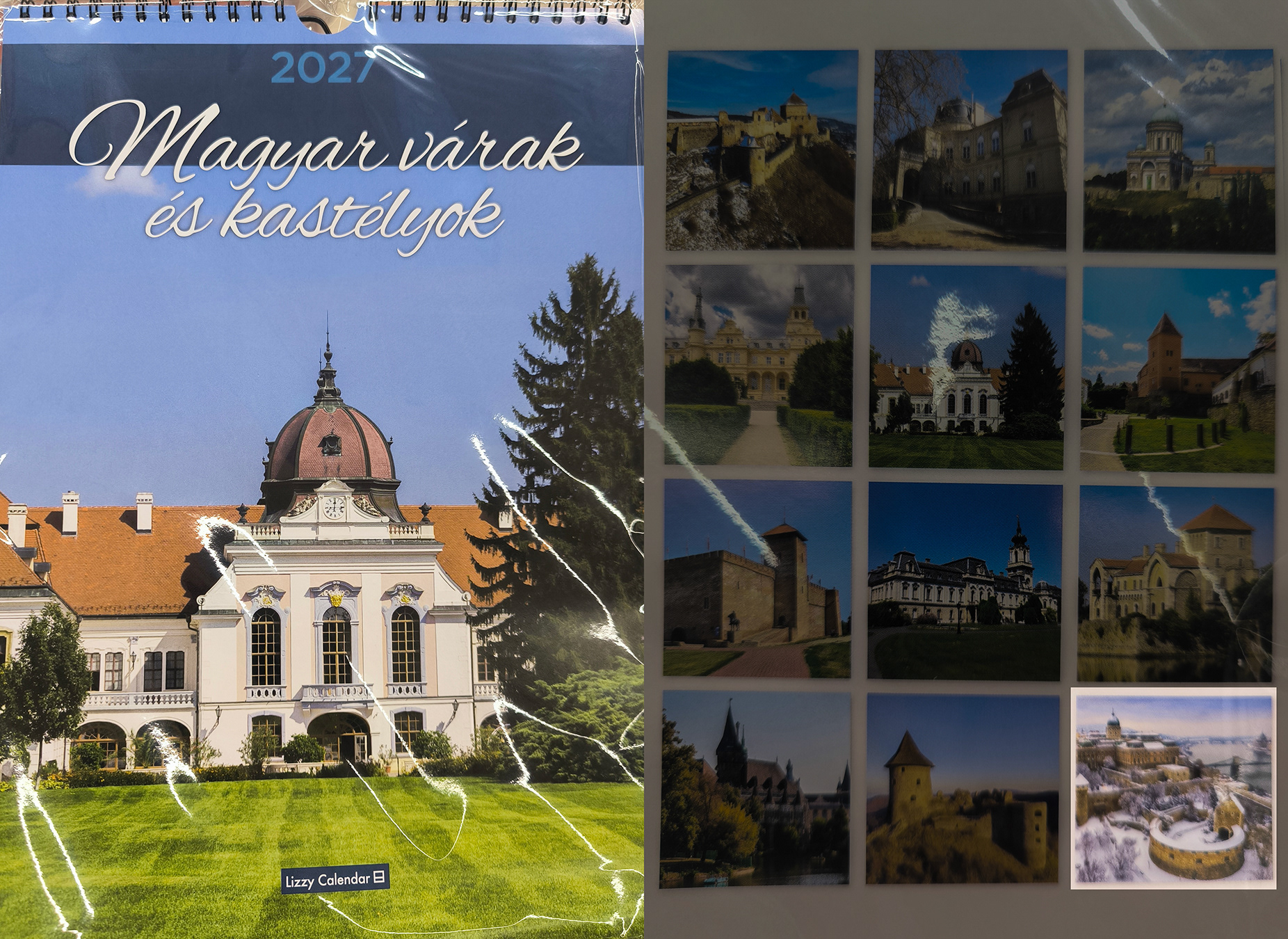 Royal Palace Buda Castle in a Calendar