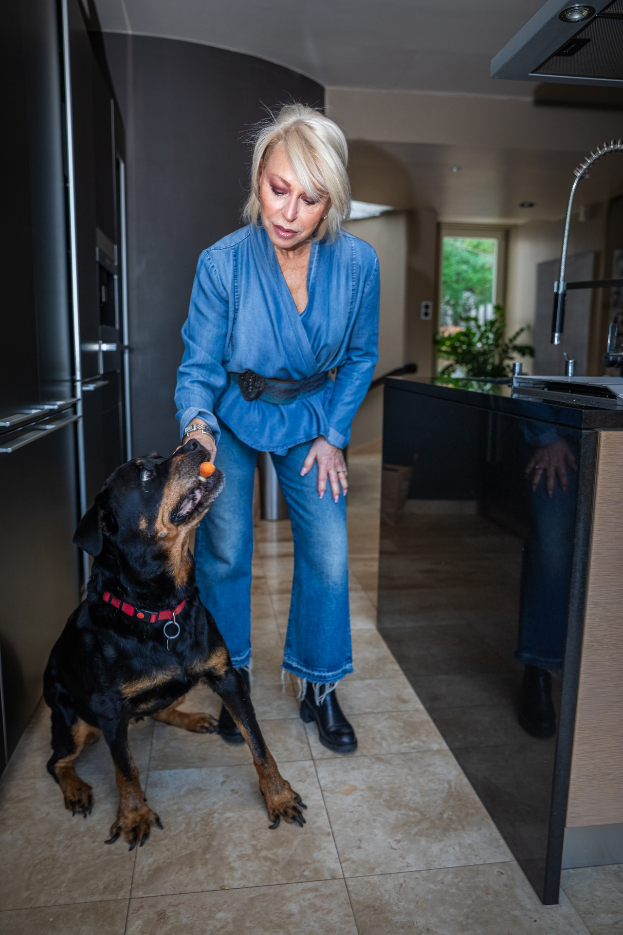 Anikó Ungár and her dog - 2025