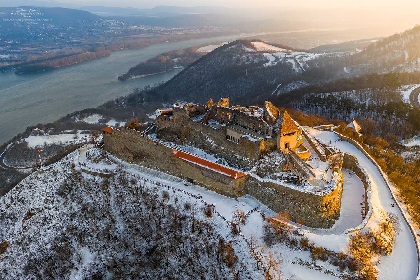 Visegrad High Castle from above