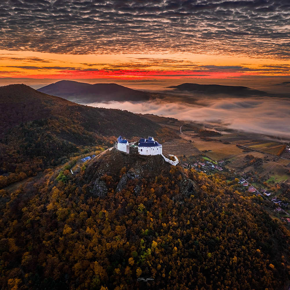 Castle of Fuzer from above