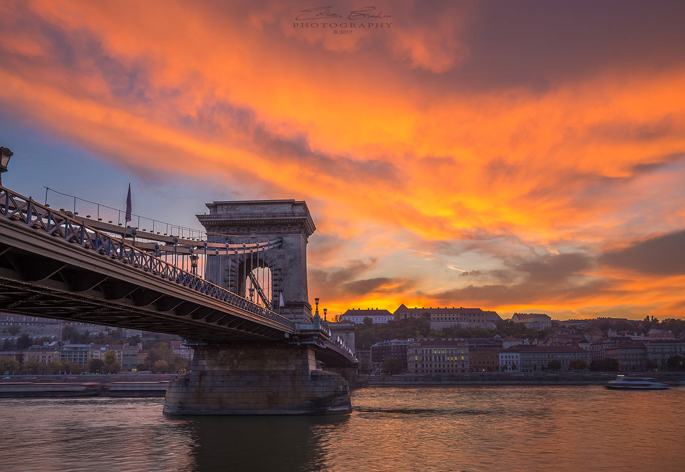 Széchenyi Chain Bridge and Buda Castle Royal Palace