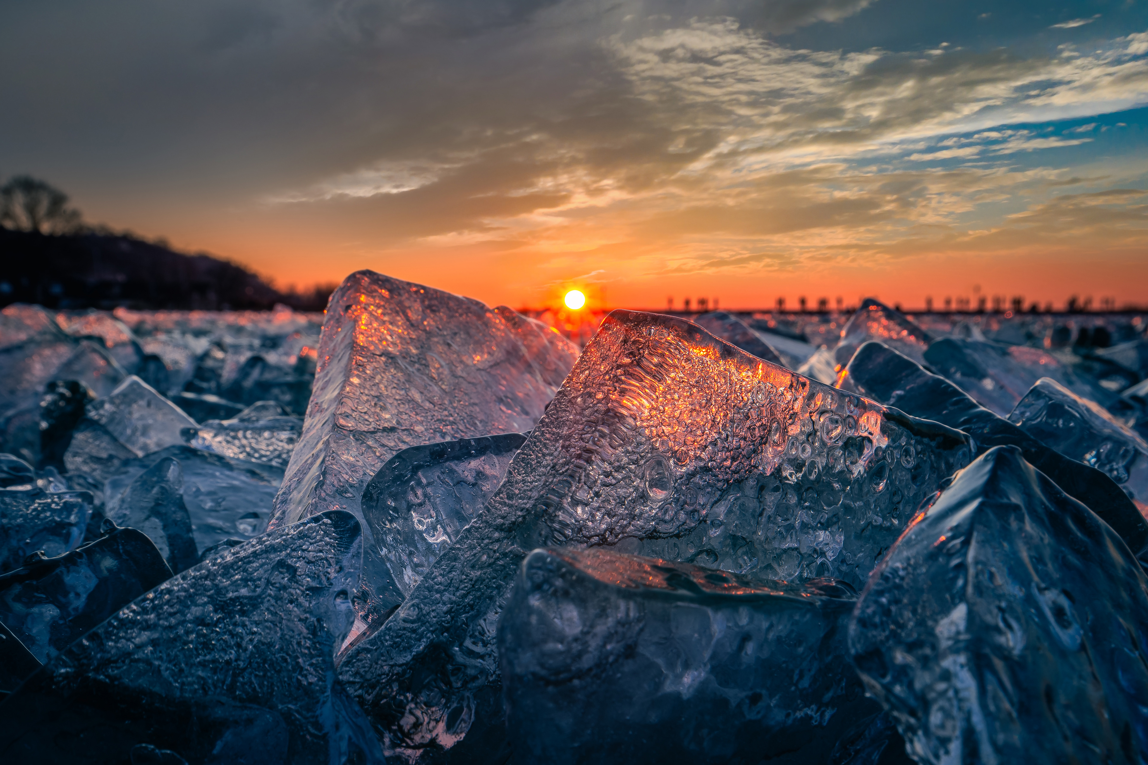 Frozen Lake Balaton - Hungary