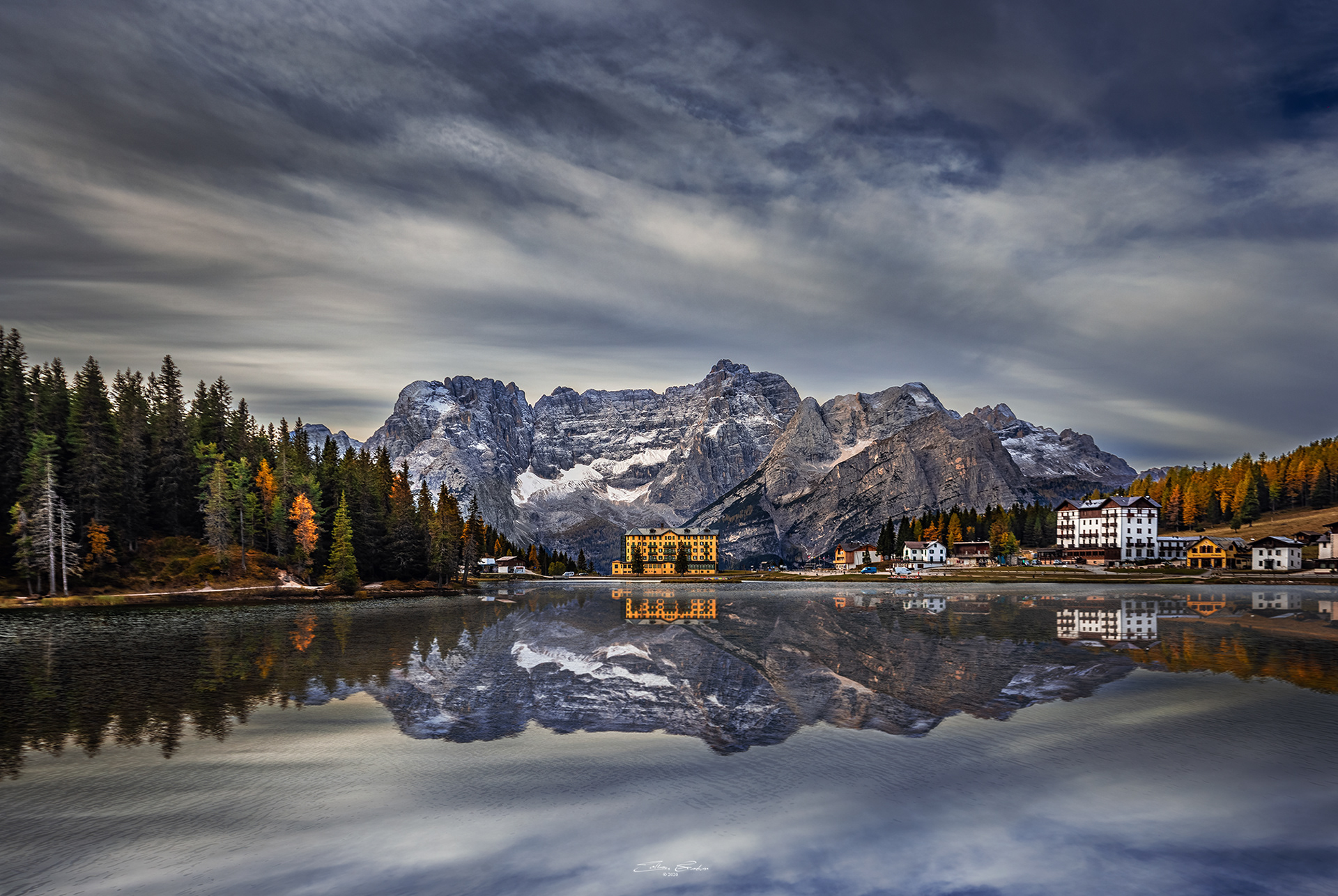 Lake Misurina and Pio XII Institute