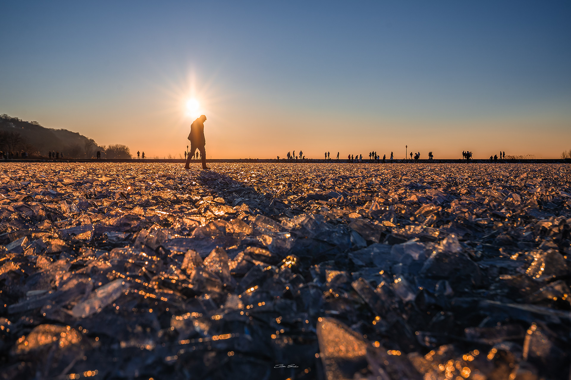 Frozen Lake Balaton - Hungary