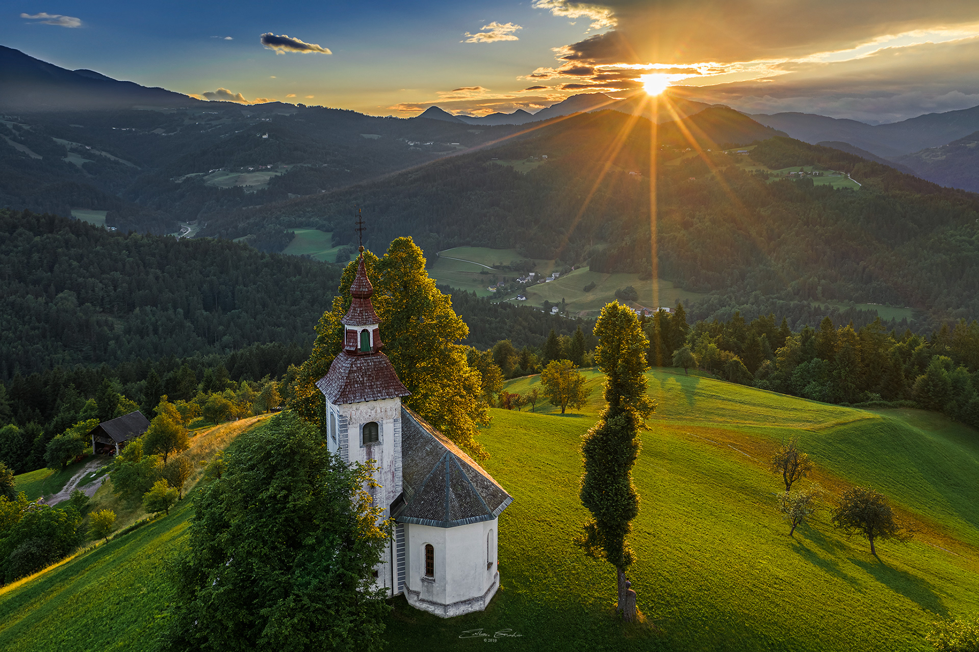 Sveti Tomaz hilltop church, Skofja Loka