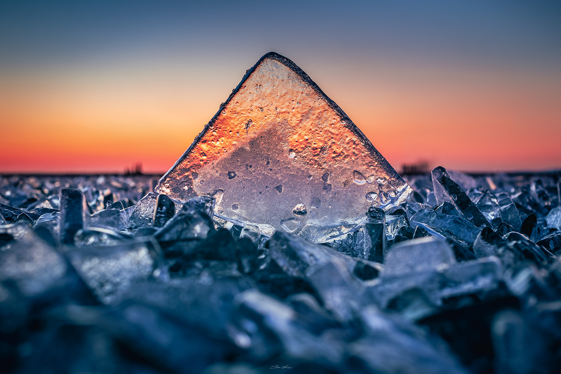 Frozen Lake Balaton - Hungary