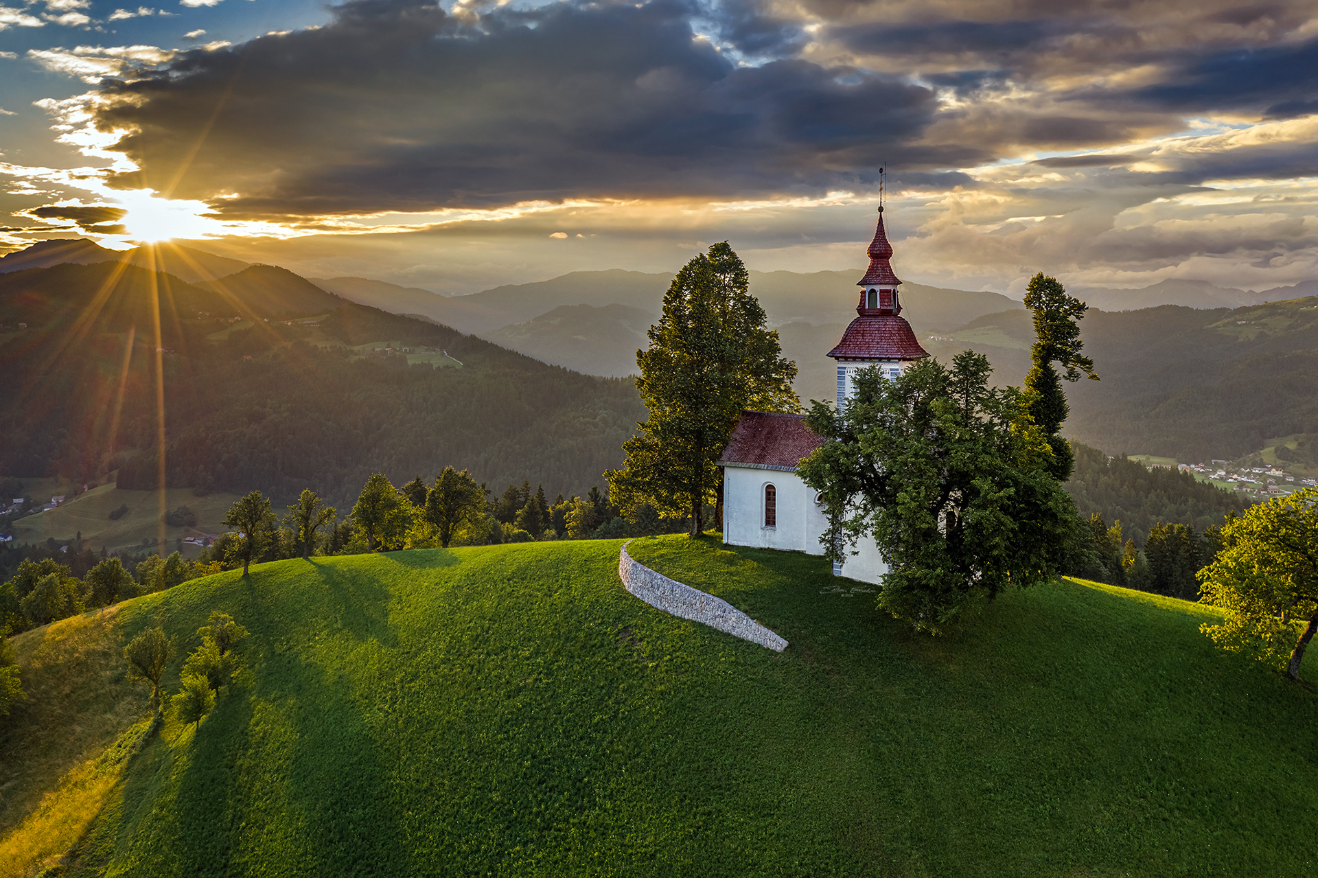 Sveti Tomaz hilltop church, Skofja Loka
