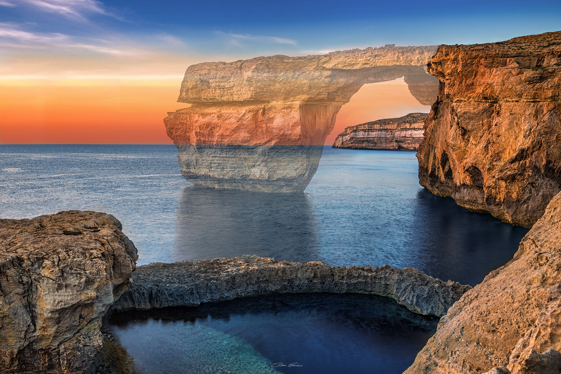 In memoriam Azure Window - Gozo