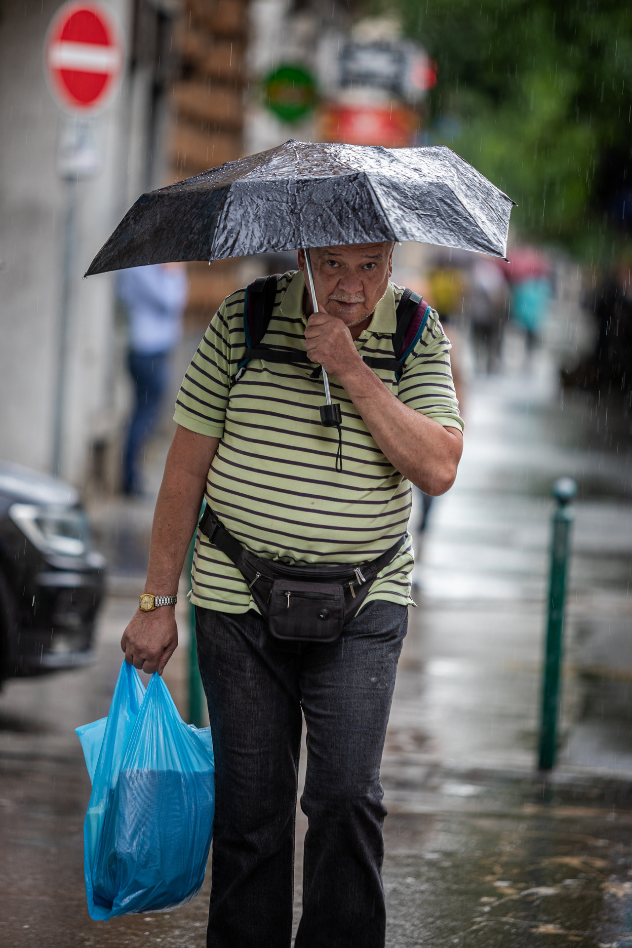 Rainy weather in Budapest - 2025