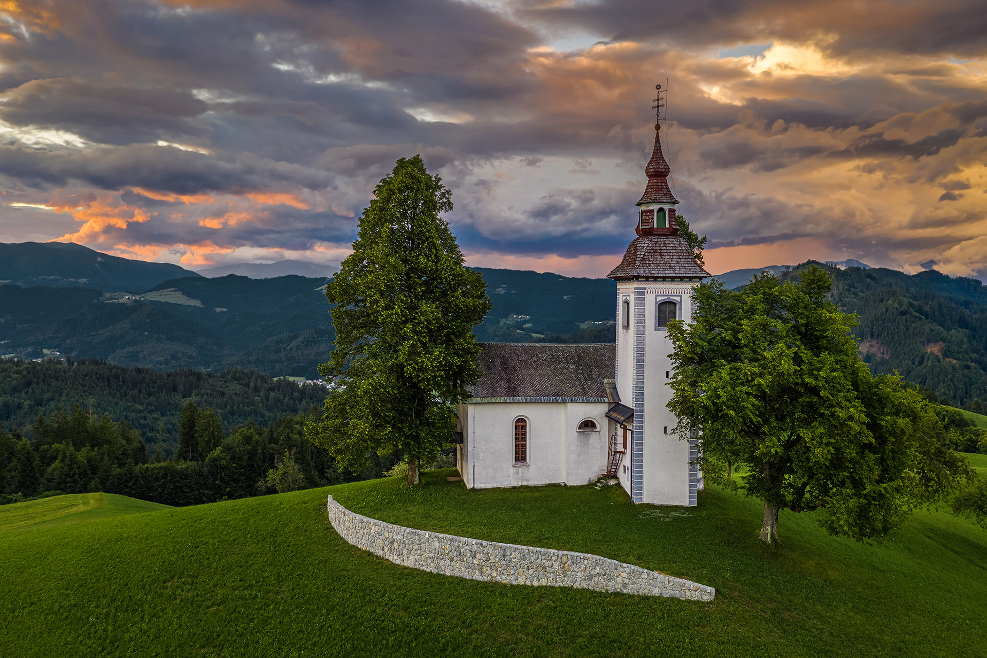 Sveti Tomaz hilltop church, Skofja Loka
