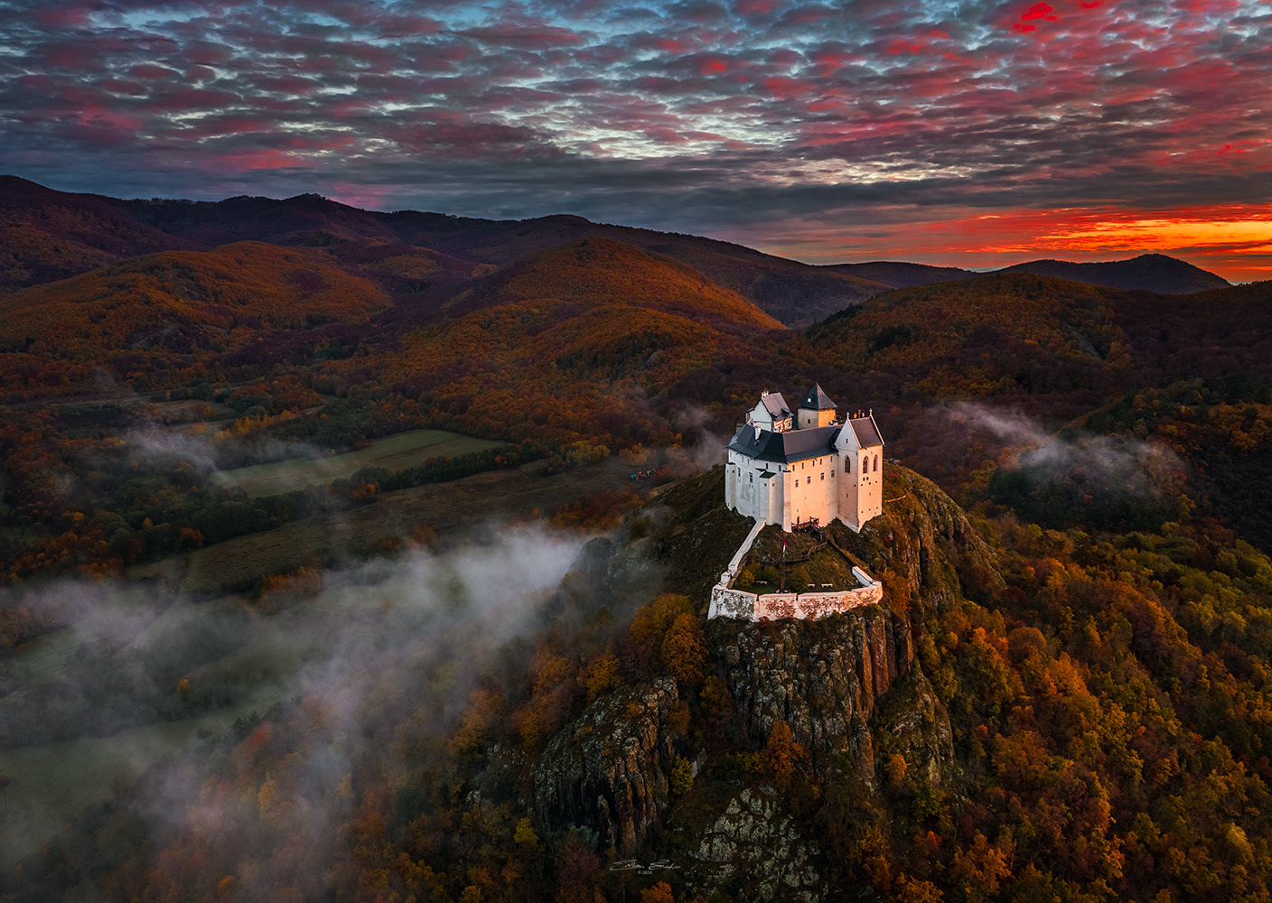 Castle of Fuzer from above
