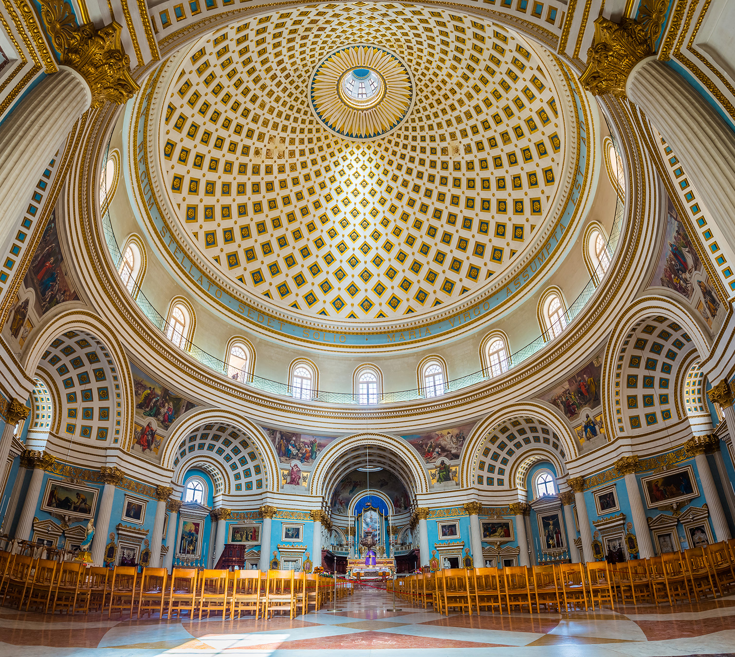 Interior of Mosta Dome