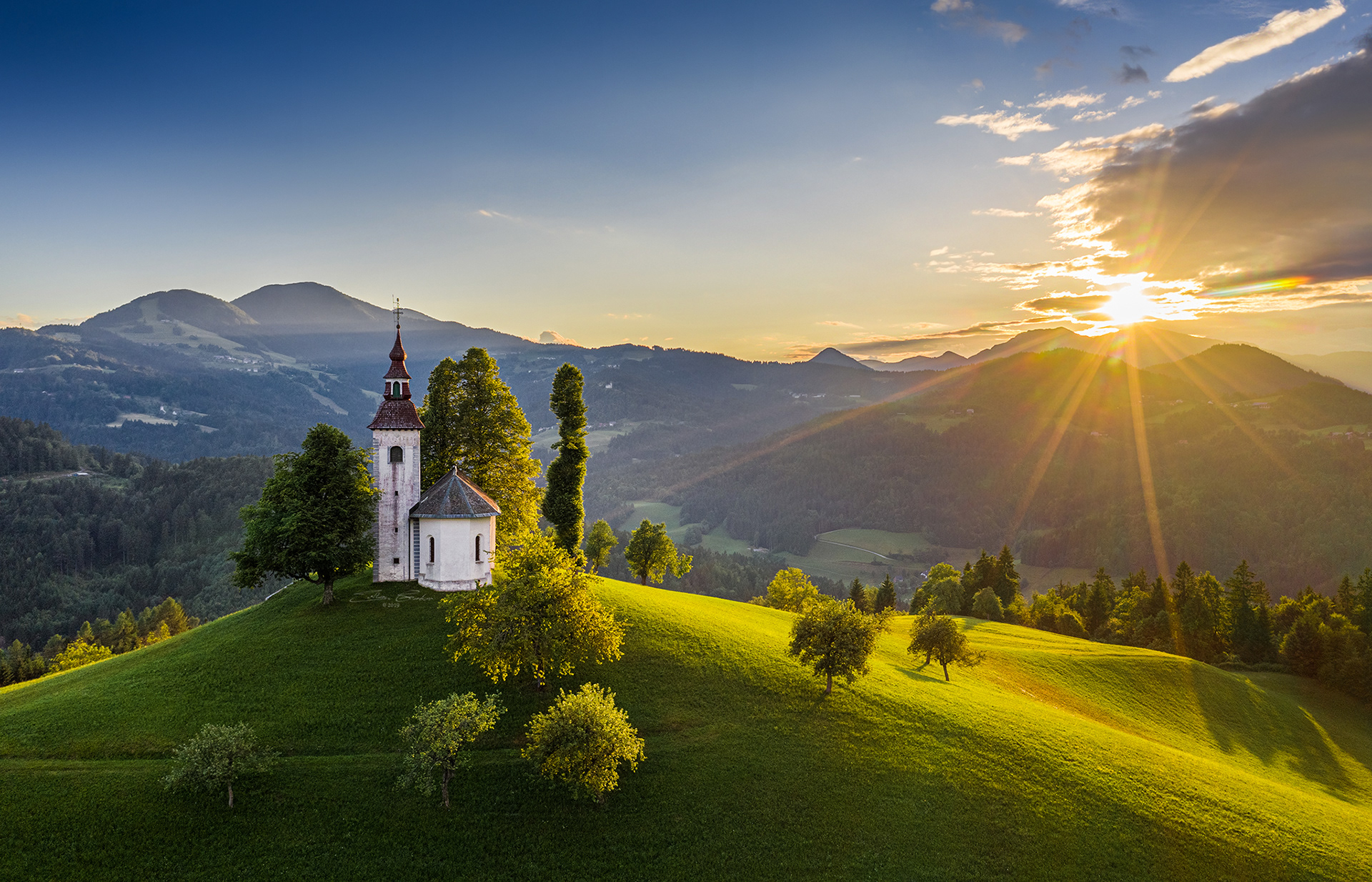 Sveti Tomaz hilltop church, Skofja Loka