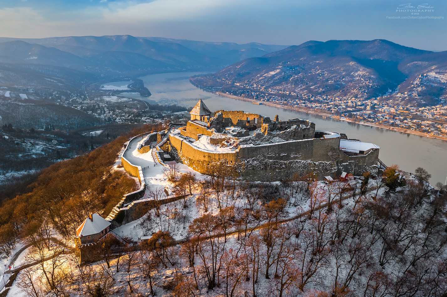Visegrad High Castle from above