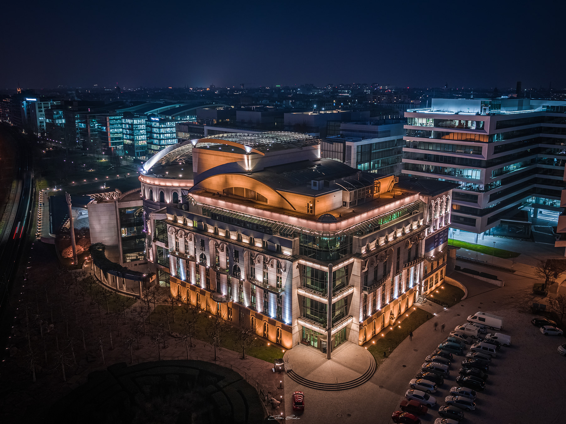 The National Theatre of Hungary from above