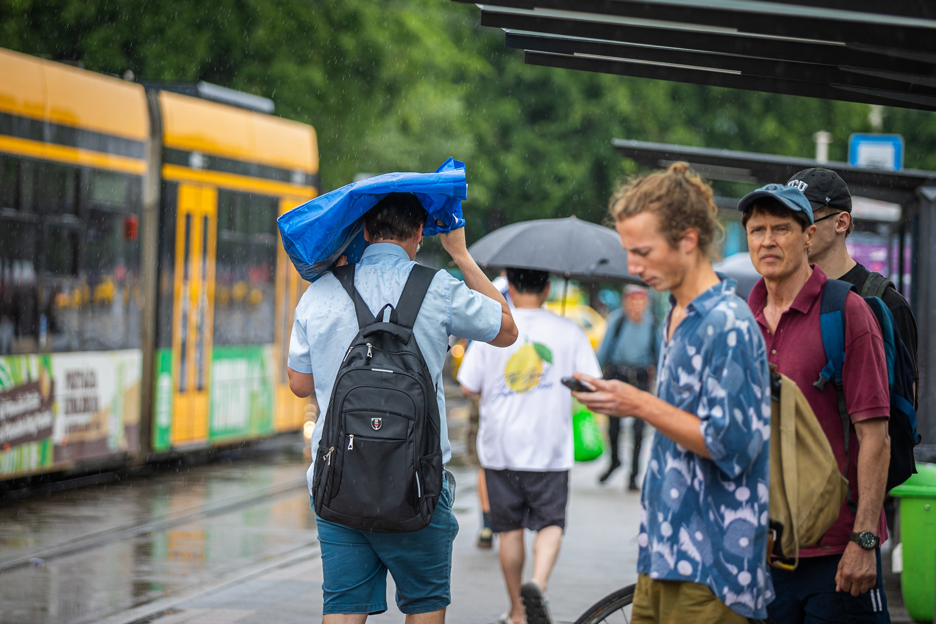 Rainy weather in Budapest - 2025