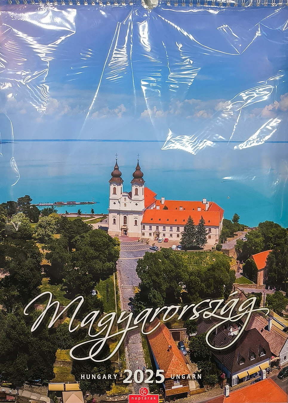 Tihany Abbey in Magyarorszag Calendar - 2025