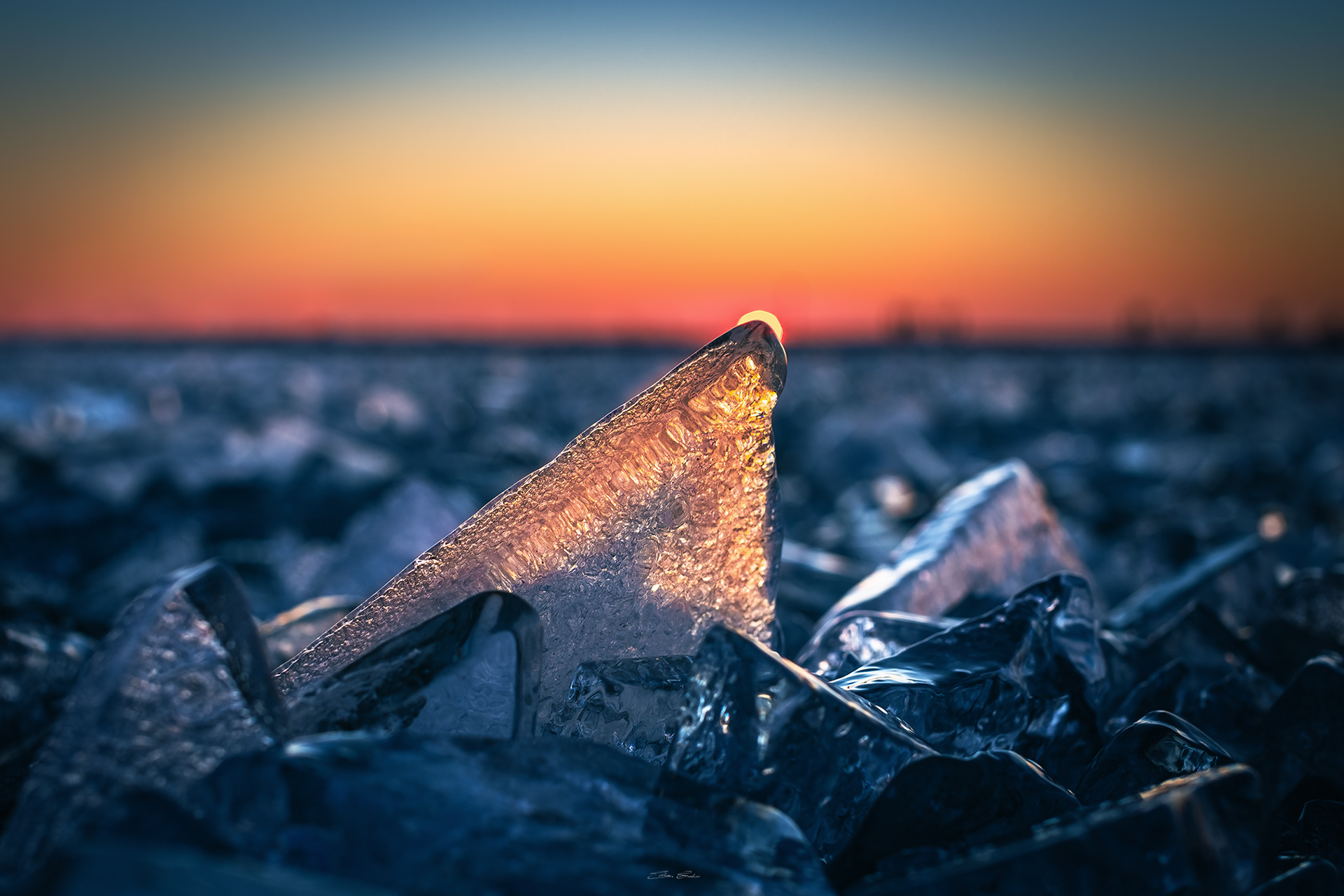 Frozen Lake Balaton - Hungary