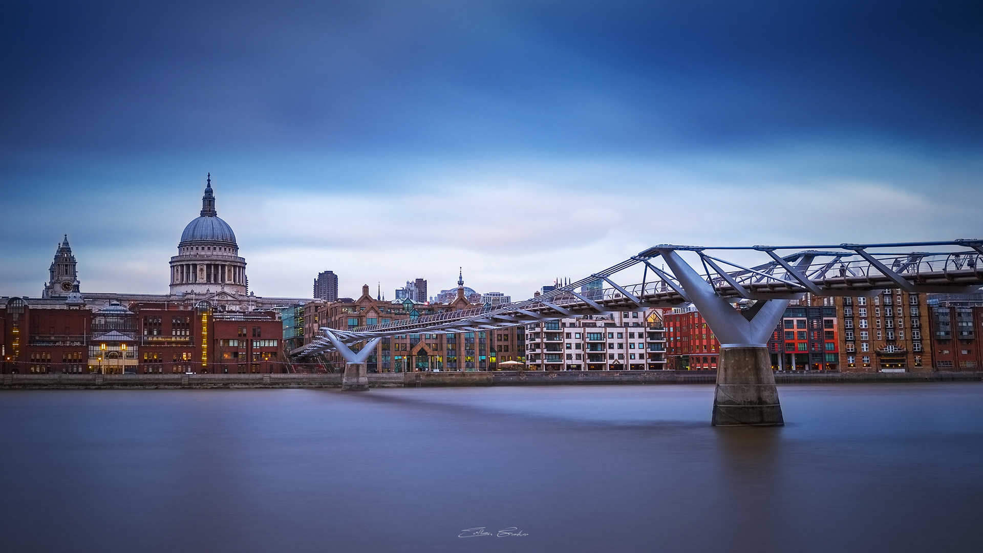 Millennium Bridge & St. Paul's Cathedral