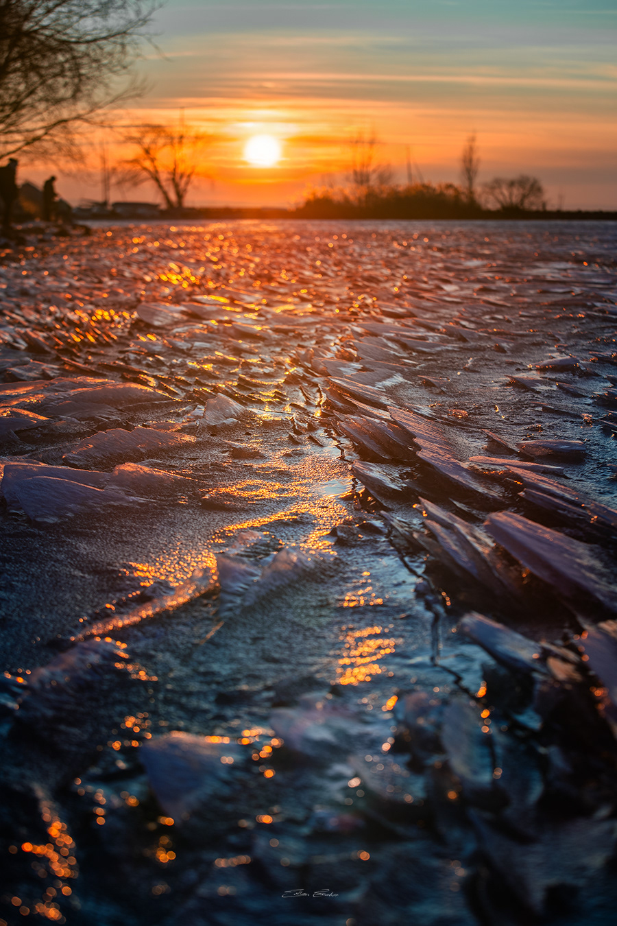 Frozen Lake Balaton - Hungary