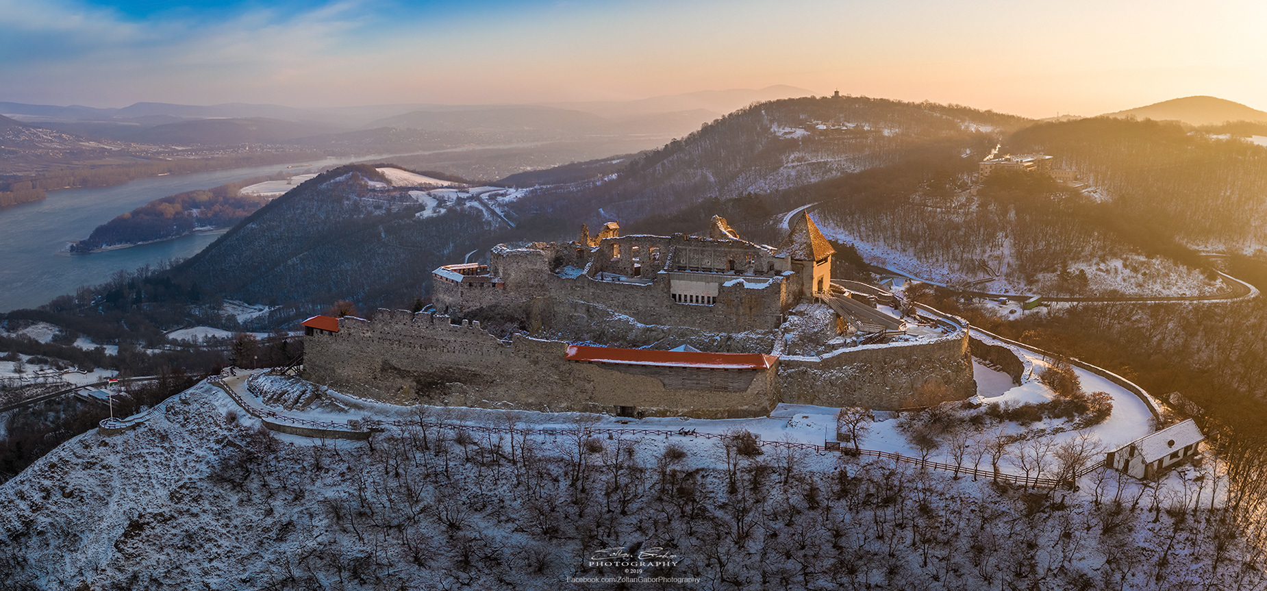 Visegrad High Castle from above