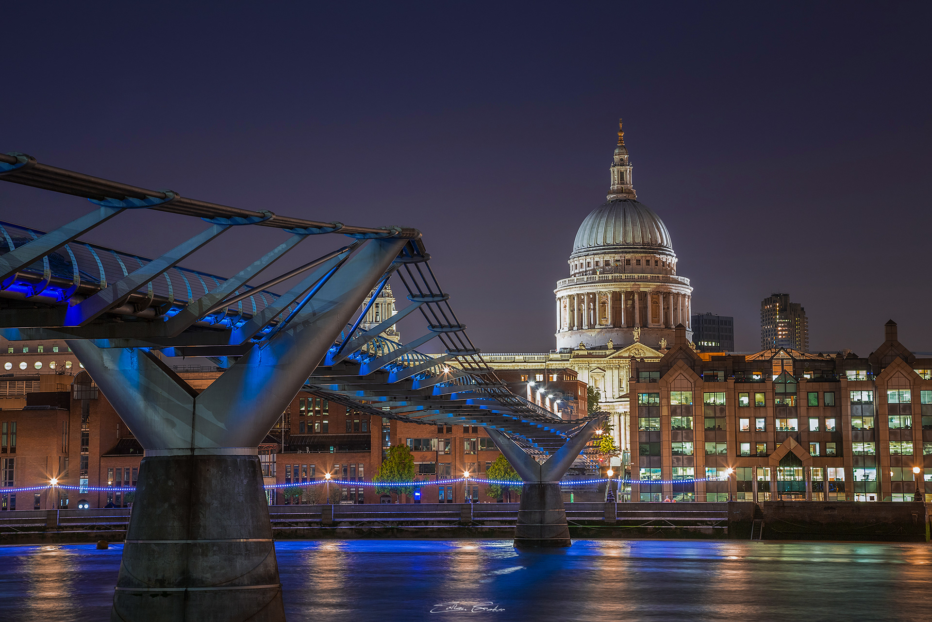 Millennium Bridge & St. Paul's Cathedral