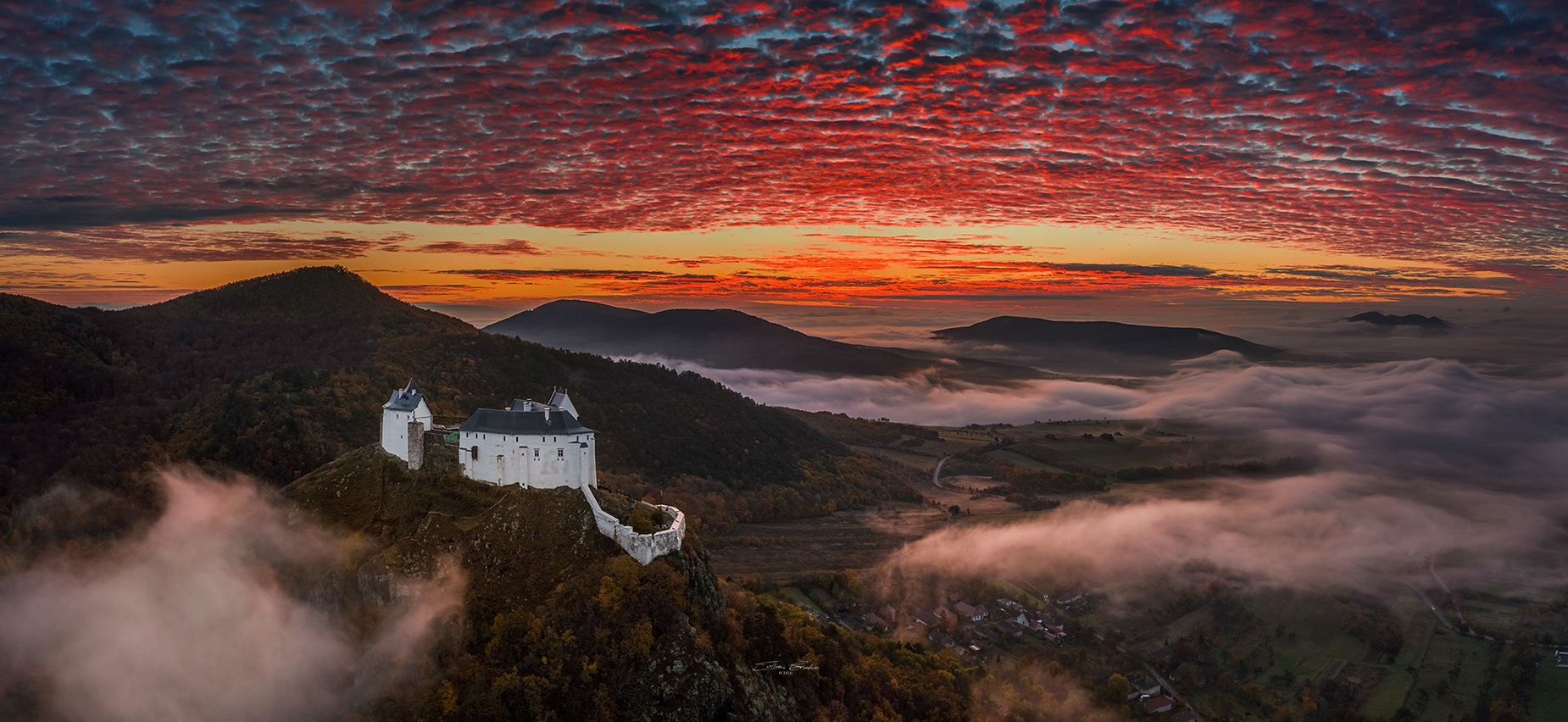 Castle of Fuzer from above