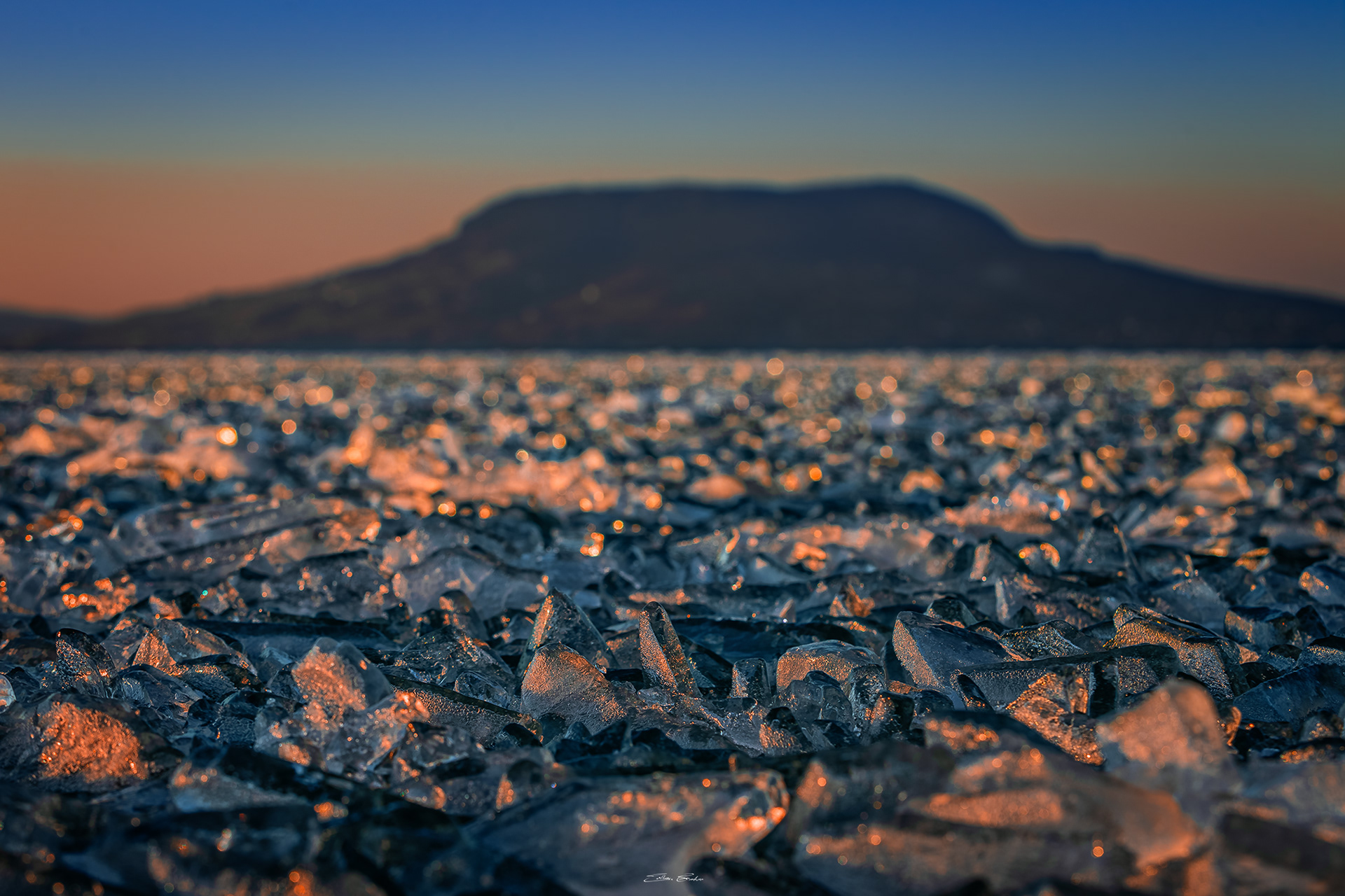 Frozen Lake Balaton - Hungary