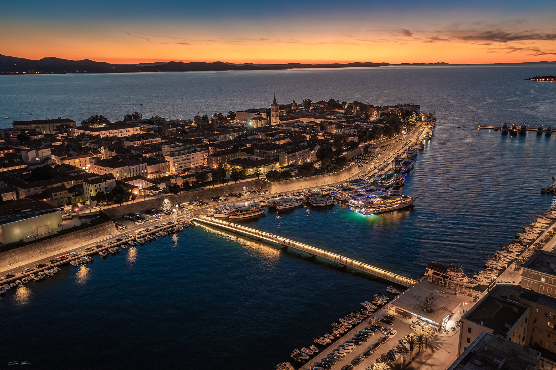 Zadar at sunset - Croatia