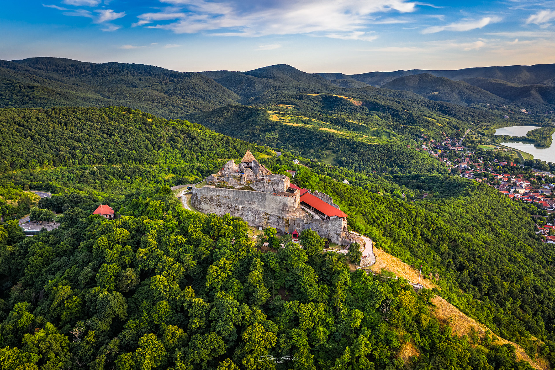 Visegrad High Castle from above