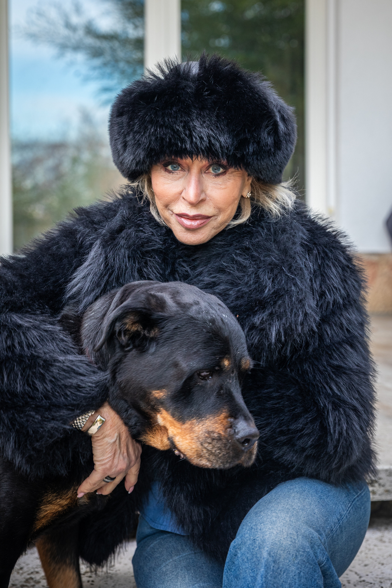 Anikó Ungár and her dog - 2025