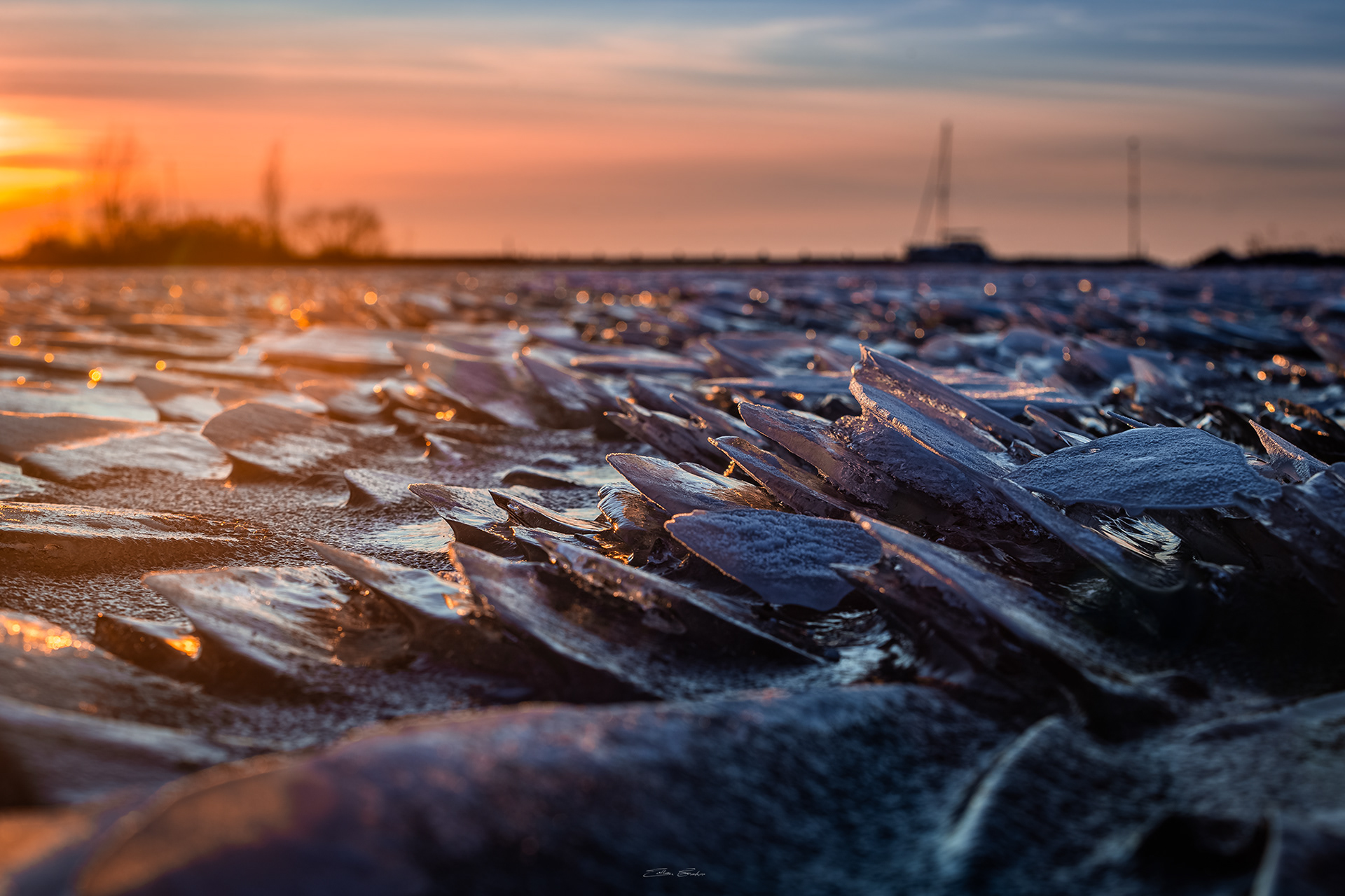 Frozen Lake Balaton - Hungary