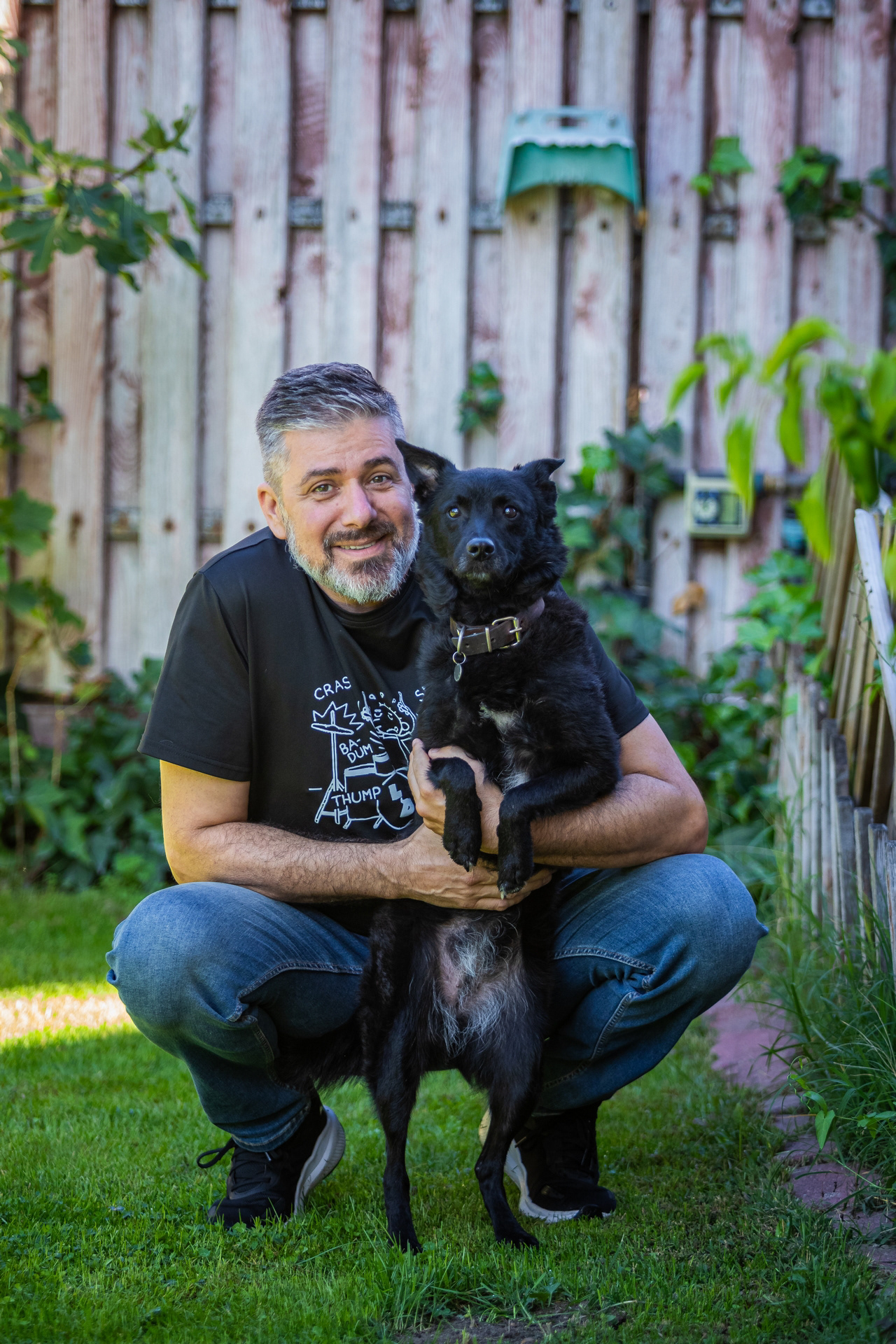 Feri Varga singer and his dog - 2025