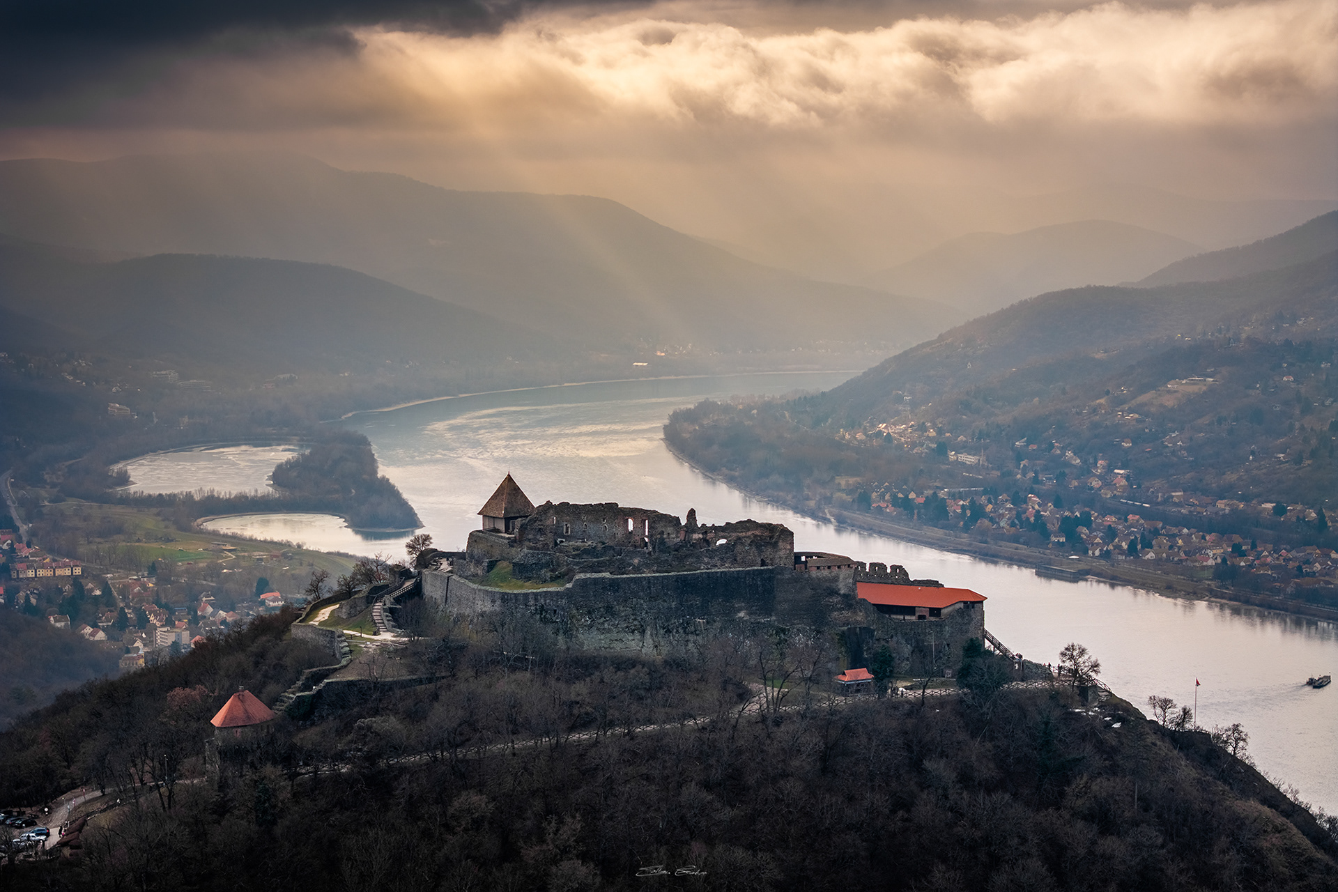 Visegrad High Castle from above