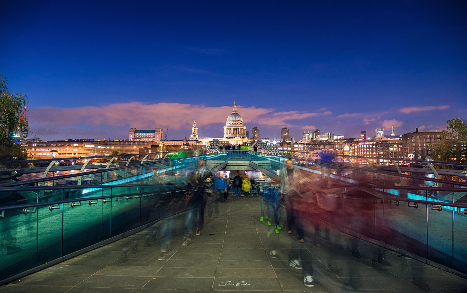 Millennium Bridge & St. Paul's Cathedral