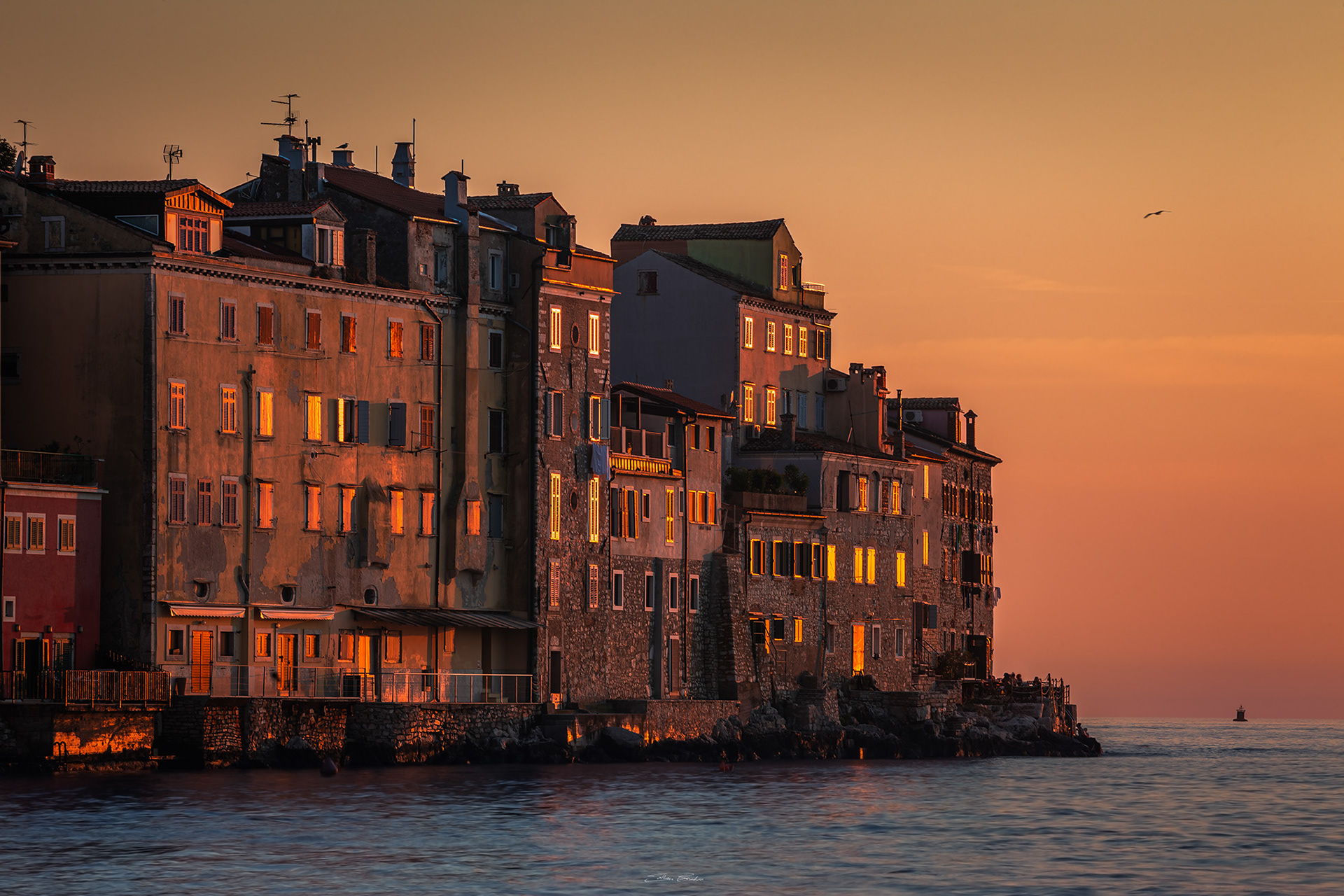 Sunset at Rovinj, Croatia