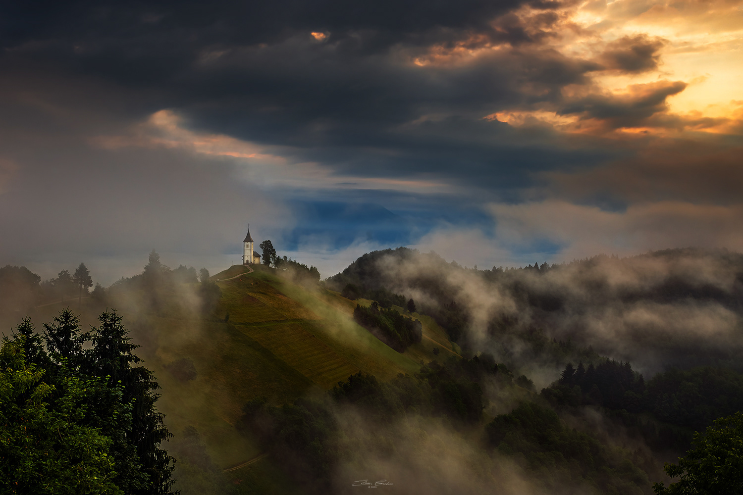 St.Primoz Church - Jamnik, Slovenia