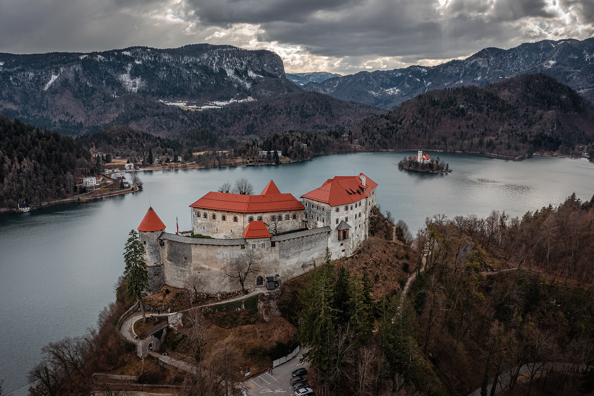 Bled Castle from above